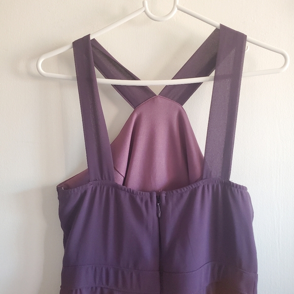 Lulus Women's Evermore Skater Dress Plum Purple Size S Special Occasion cocktail - Picture 8 of 15